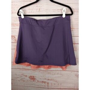 Etonic Womens Tennis Skirt Large Pickleball Athletic Skort Purple